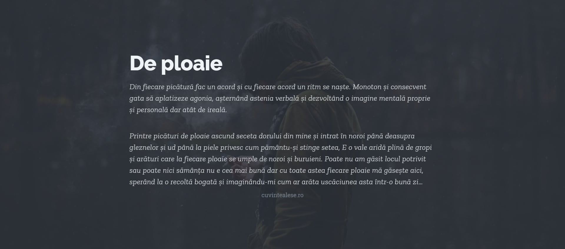 Picături De Ploaie